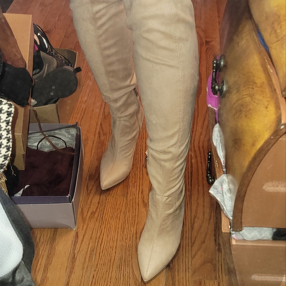 Jessica simpson over knee heels